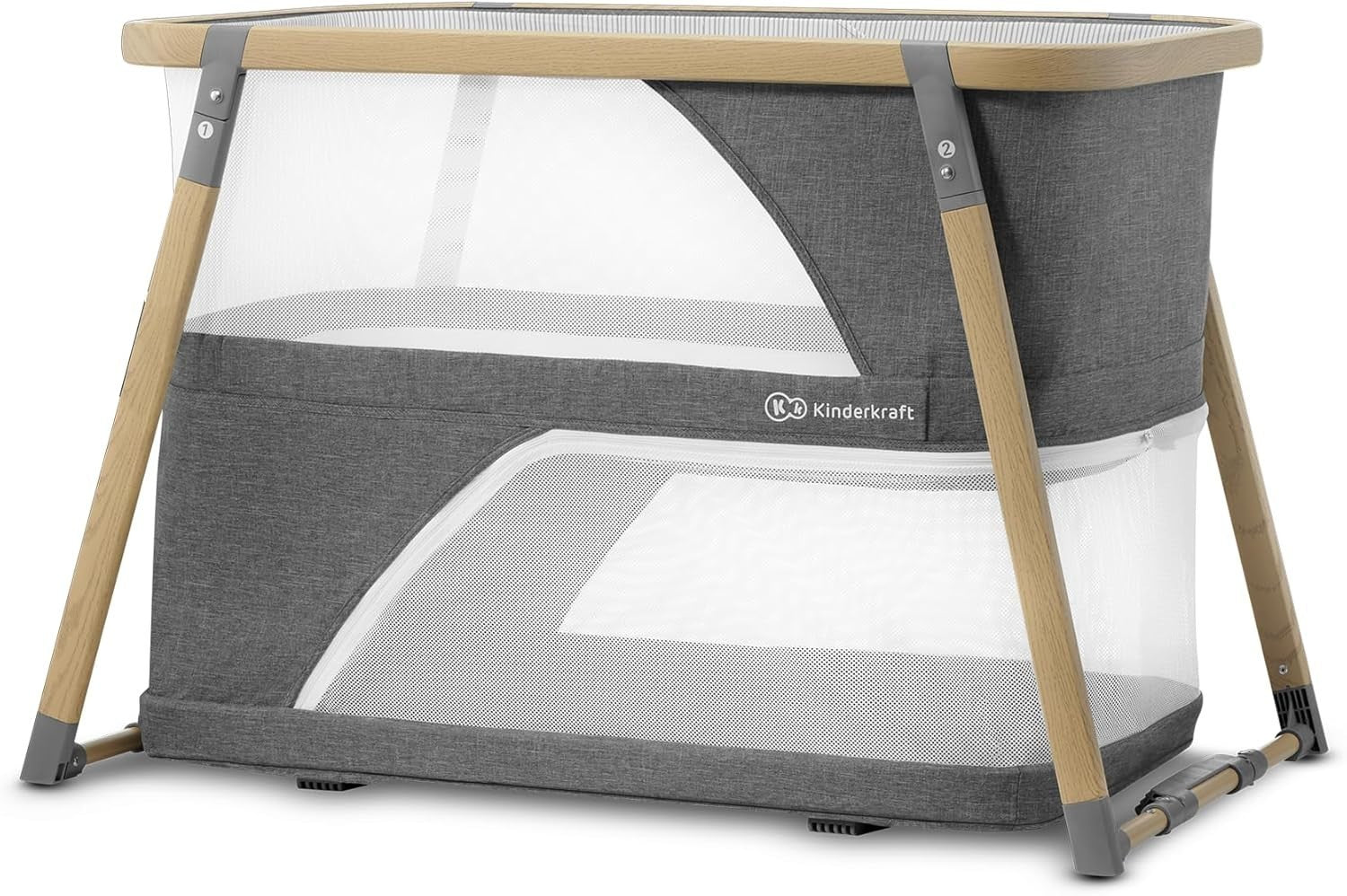 4in1 Travel Cot Playpen Cradle with Mattress Bag Quick Folding 41.3x63x71cm