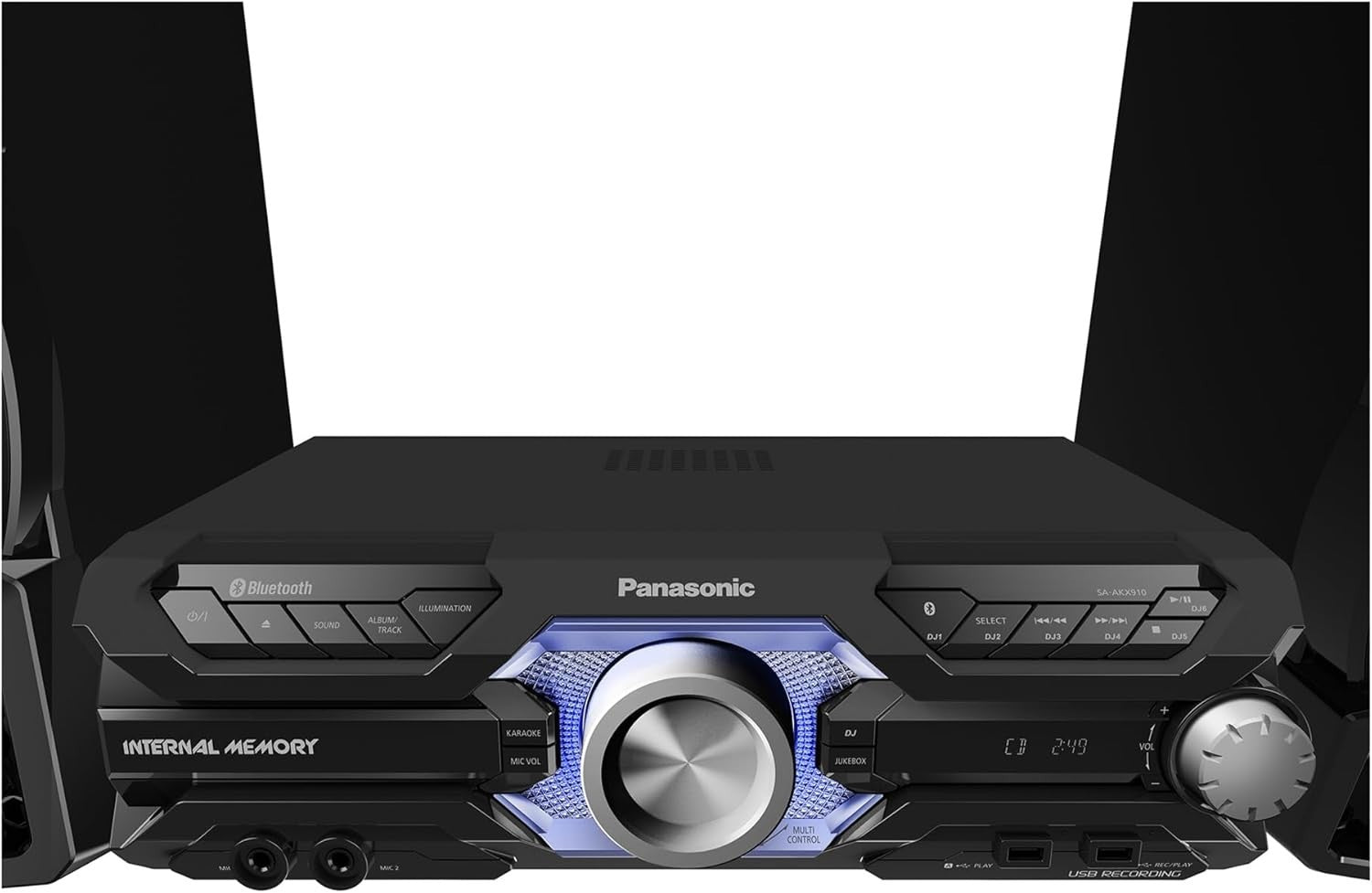2000W Bluetooth Hi-Fi Speaker System Wireless Mega Bass Karaoke 3-Way Audio