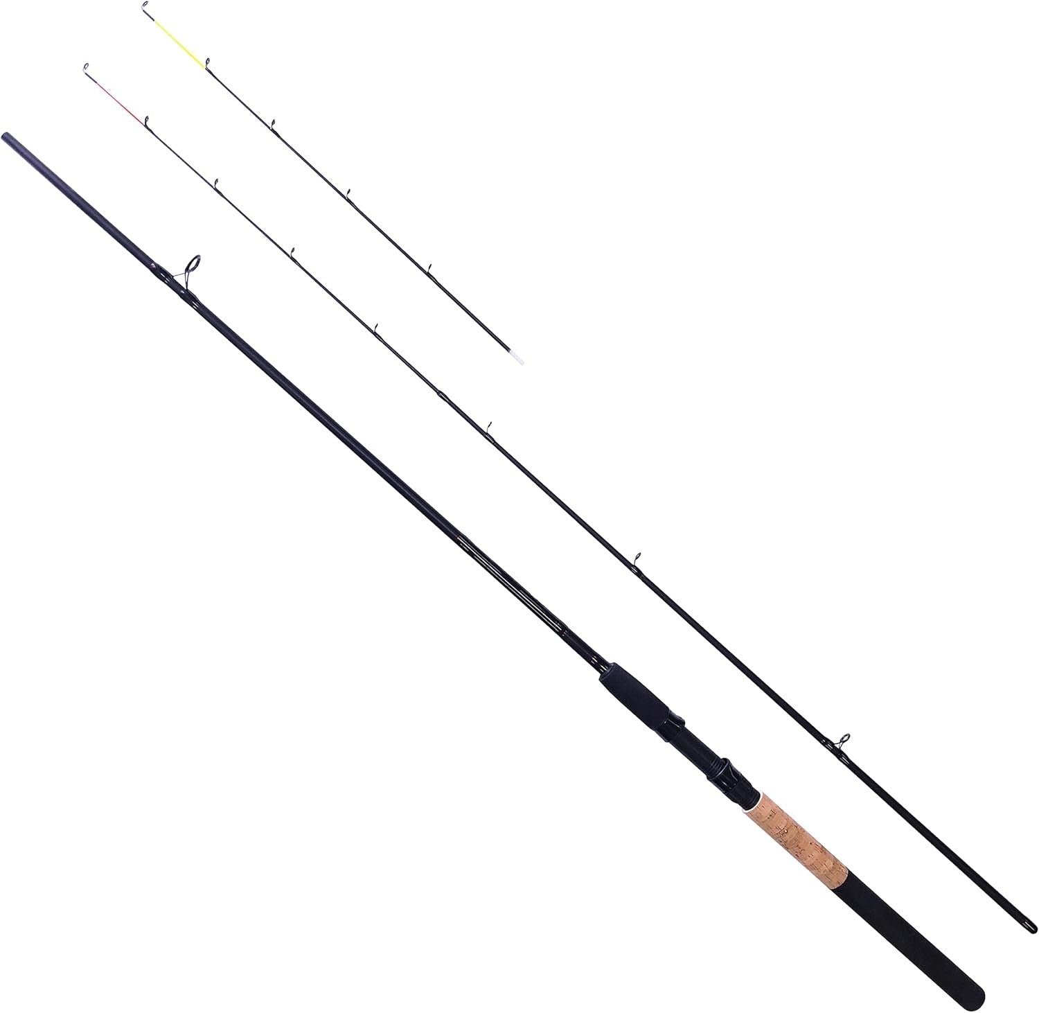 8ft 2-Piece Feeder Fishing Rod Quiver Tip 3oz/5oz Bottom Fishing Rod