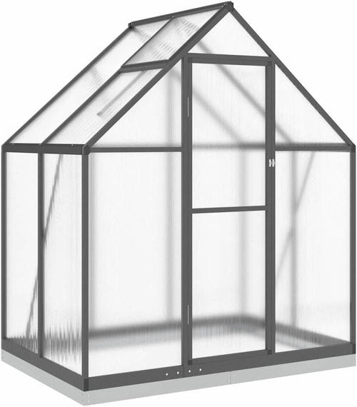 Walk-In Garden Greenhouse 169x114x202cm Anthracite Aluminium Frame