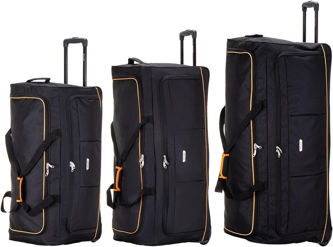 36” Extra Large Travel Duffle on Wheels Lightweight Holdall Bag 155L