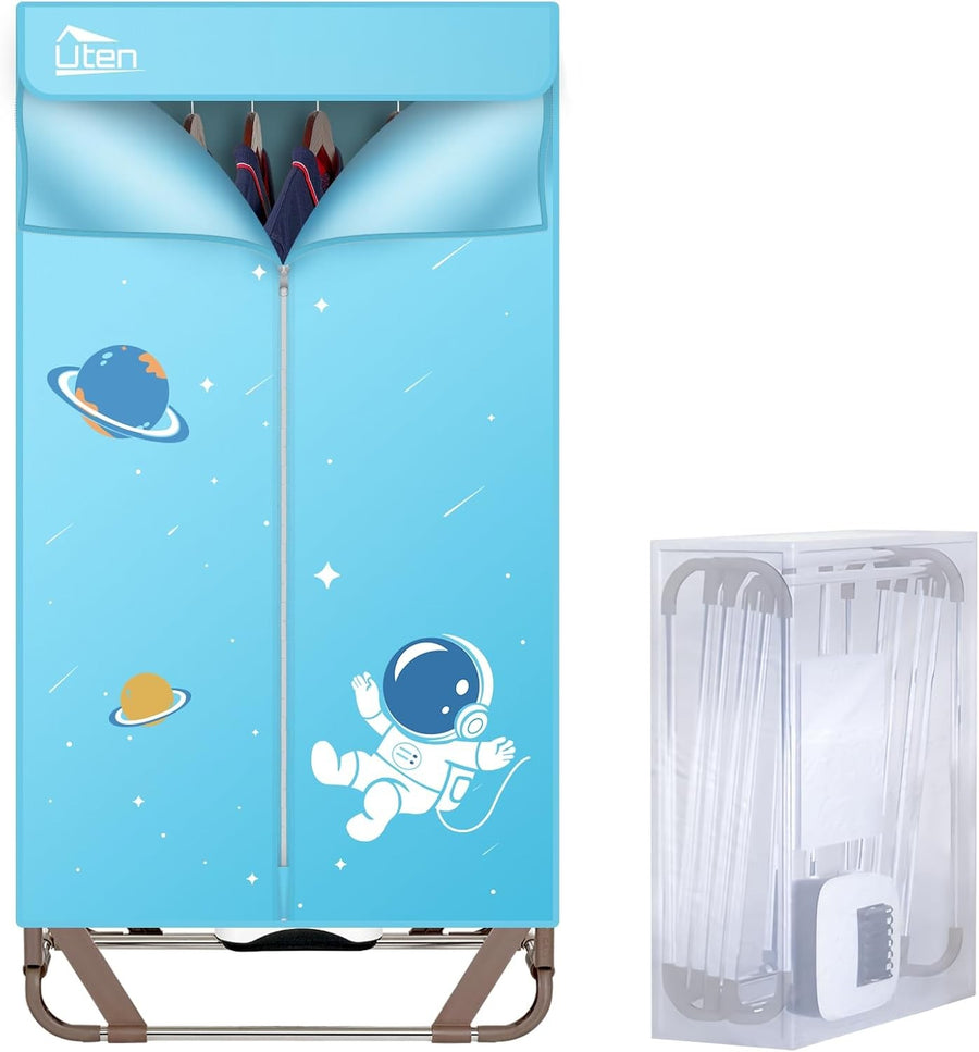 Electric Clothes Dryer 1500W 2 Tier Heated Drying Wardrobe 15kg