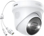 4K PoE Security Camera AI Person Vehicle Detection Color Night Vision