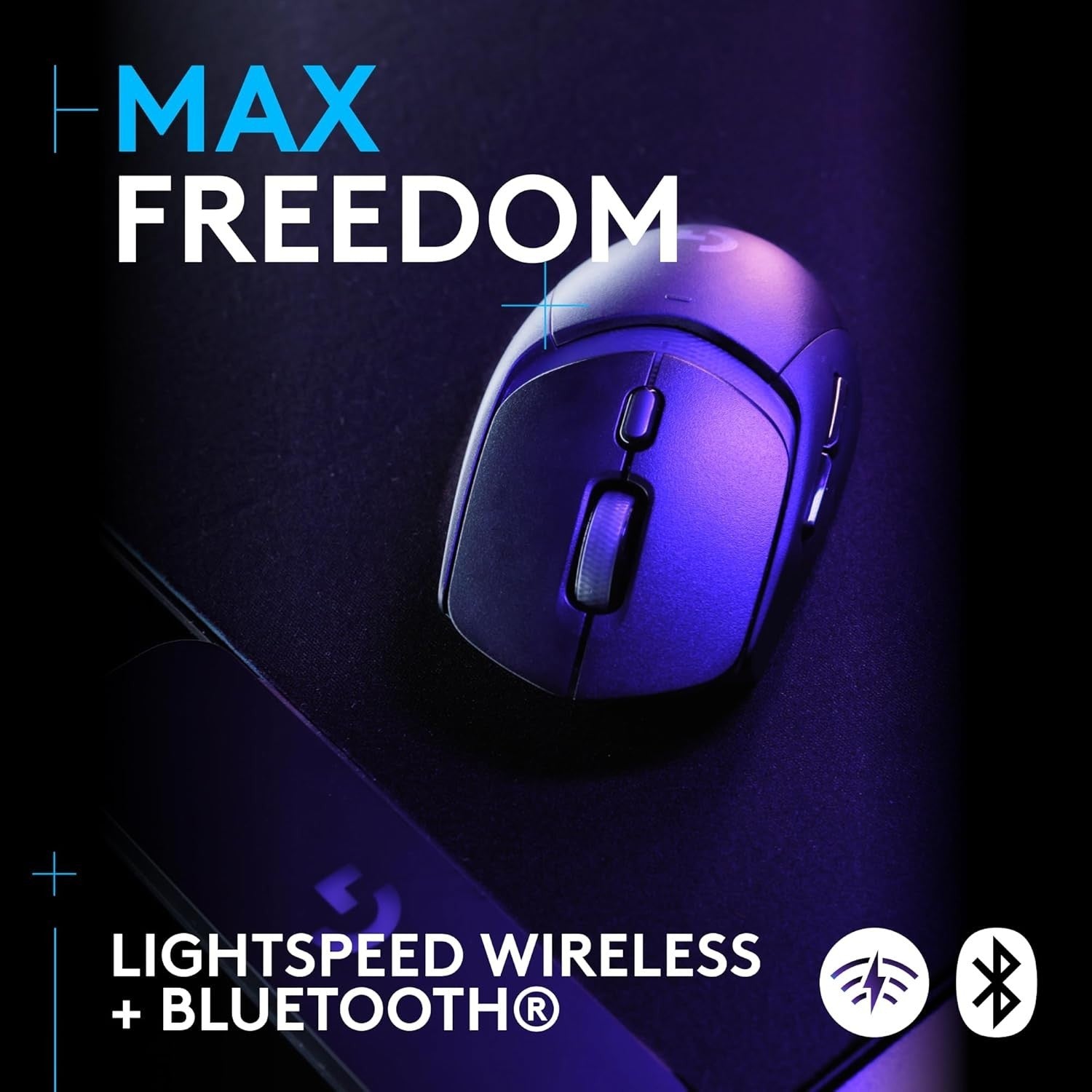 Wireless Gaming Mouse 25000DPI Ultra Lightweight 6 Button 300Hr Battery PC