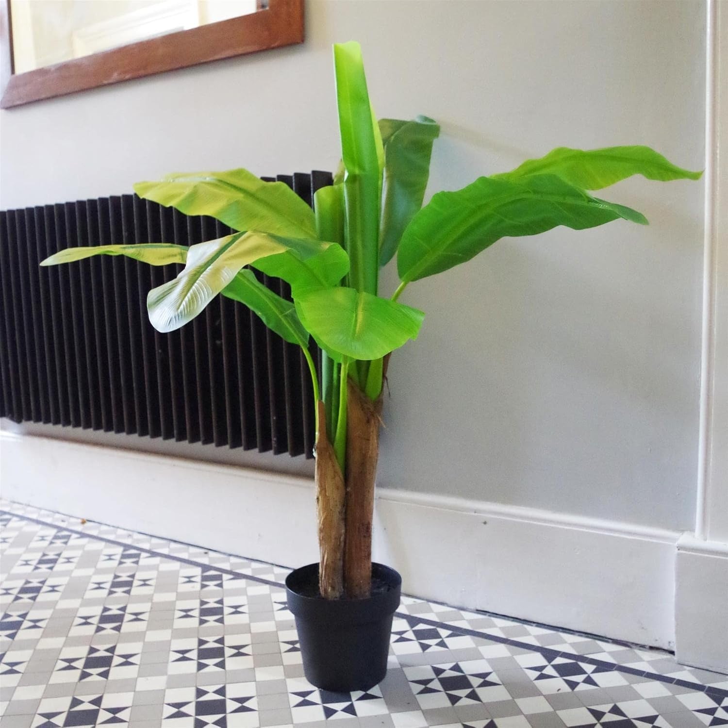 120cm Large Artificial Banana Palm Tree Indoor Tropical Decor Plant Home Garden