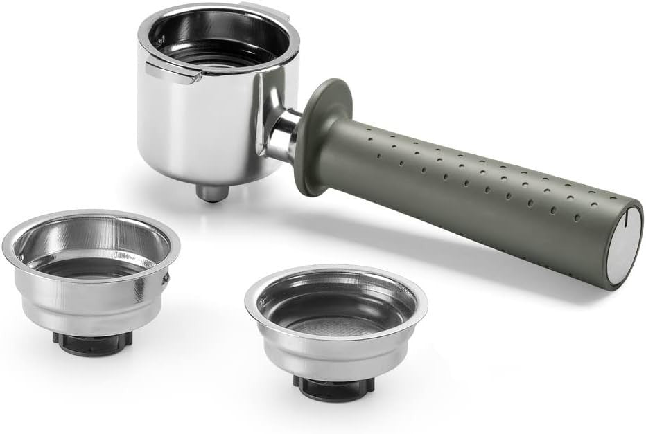 Manual Espresso Maker with Milk Frother | 15 Bar Pressure | Dual Cup Tray | 1L