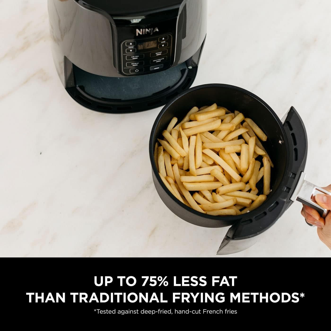 Compact 3.8L Air Fryer 4-in-1 | No-Oil Healthy Cooker Fast Heating Non-Stick