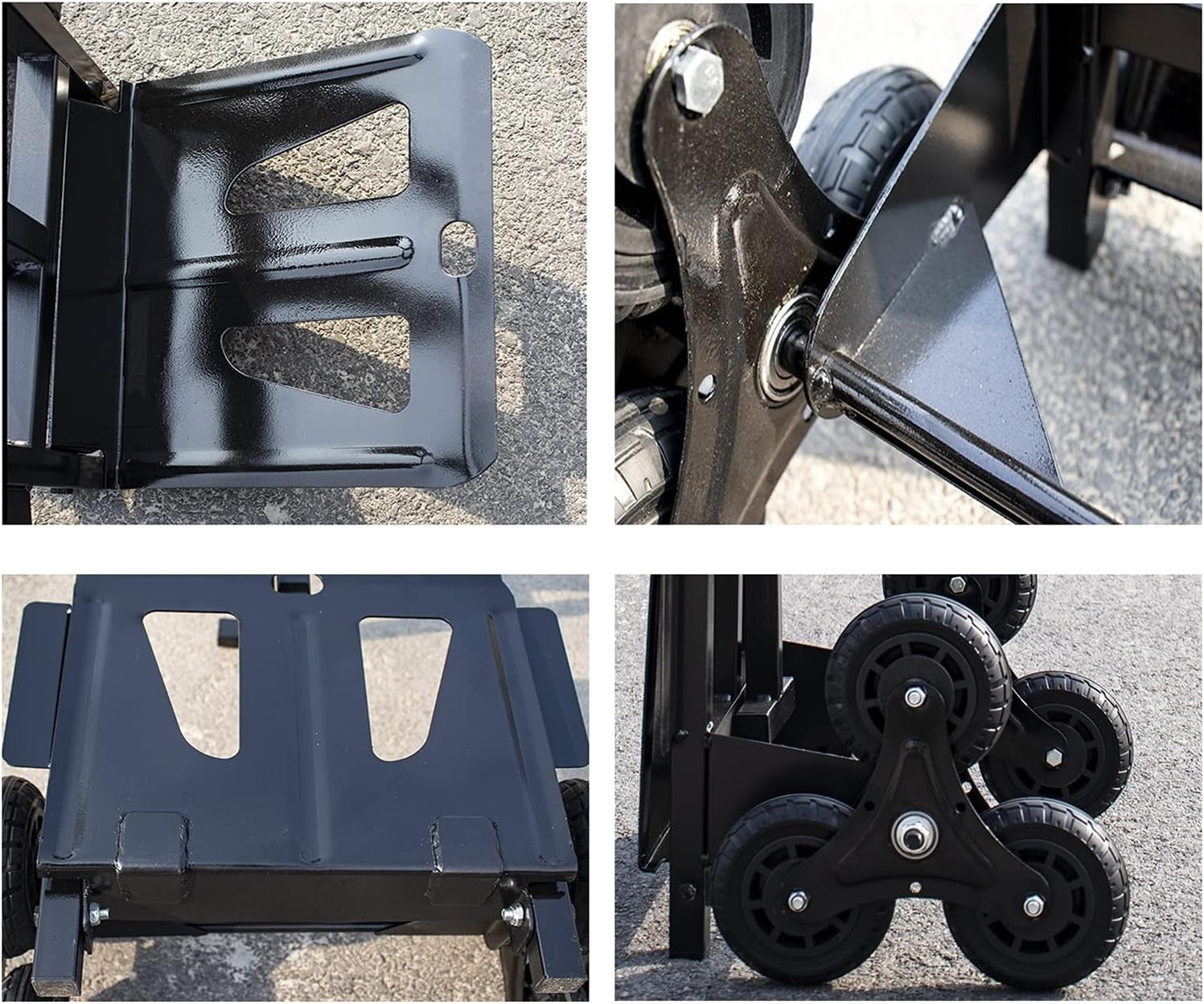 Heavy Duty Stair Climbing Hand Truck 150kg 6 Wheel Folding Trolley