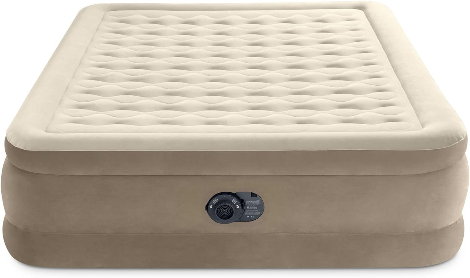 Luxury 18" Queen Air Mattress – Built-In Pump, Plush Comfort, Fiber-Tech