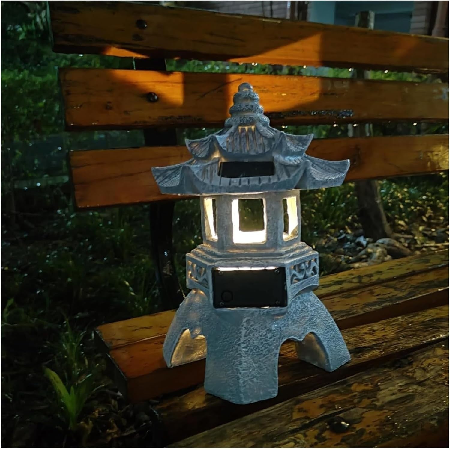 Solar Pagoda Lantern Statue – Japanese Zen Garden Ornament (Style 1)