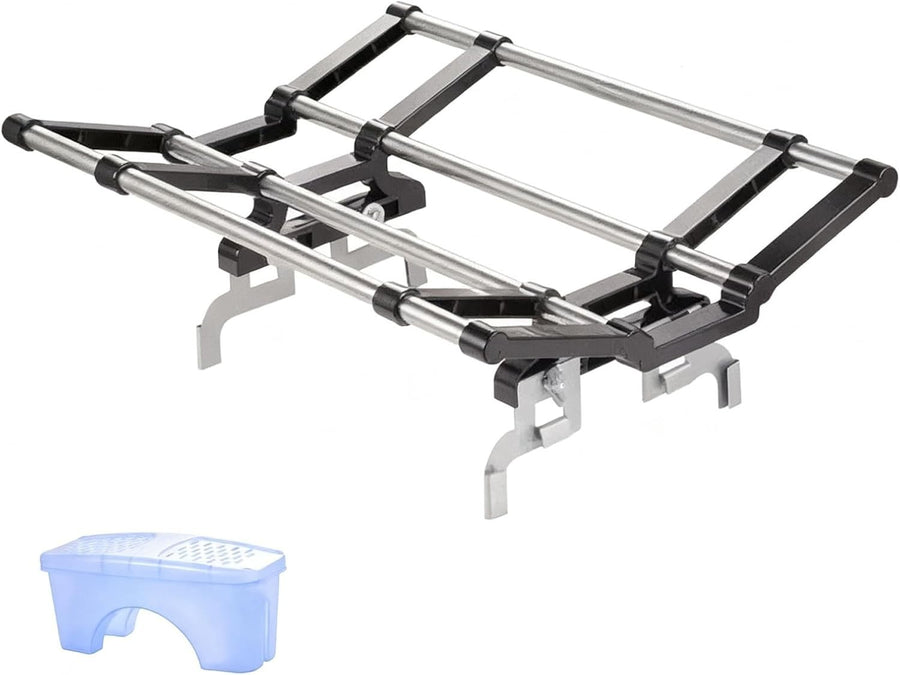 Oil Radiator Clothes Dryer Rack Indoor Adjustable Drying Shelf 60cm Black