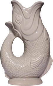 1.4L Mushroom Gluggle Jug XL – Ceramic Fish Pitcher Water & Cocktail Decanter