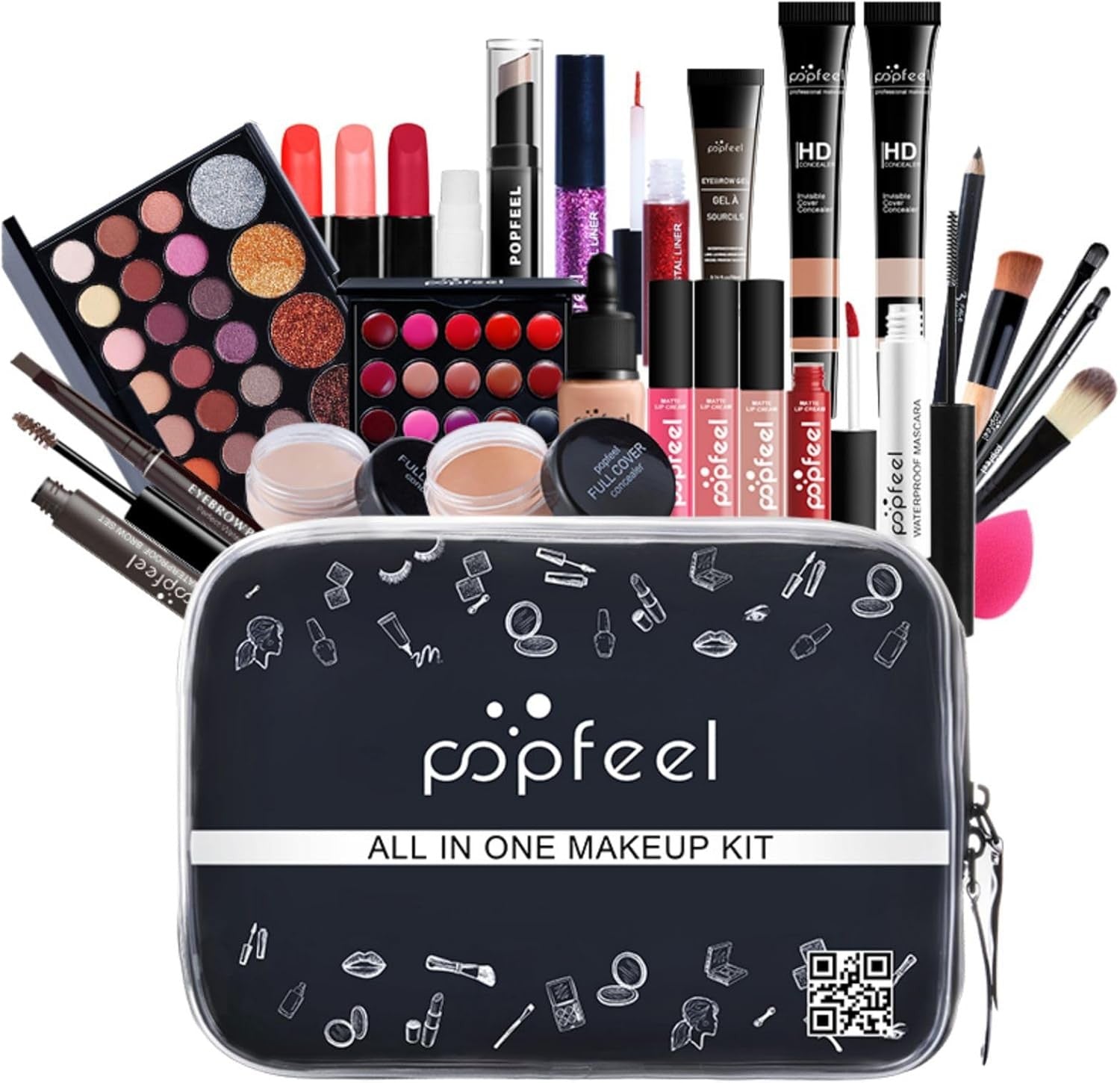 All In One Makeup Set Full Kit Eyeshadow Lipstick Gift