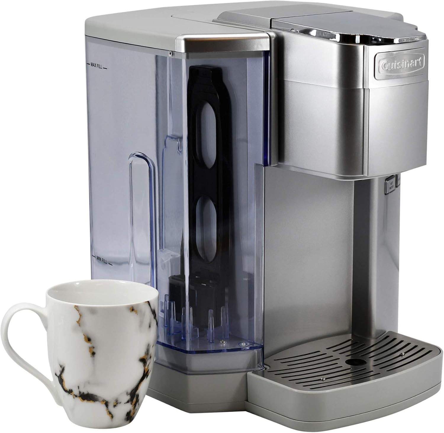 Single-Serve Coffee Maker 4–12oz Fast Brew 72oz Tank Hot Water Function