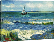 Van Gogh Seascape Canvas Wall Art Large Ocean Sea Giclée Print