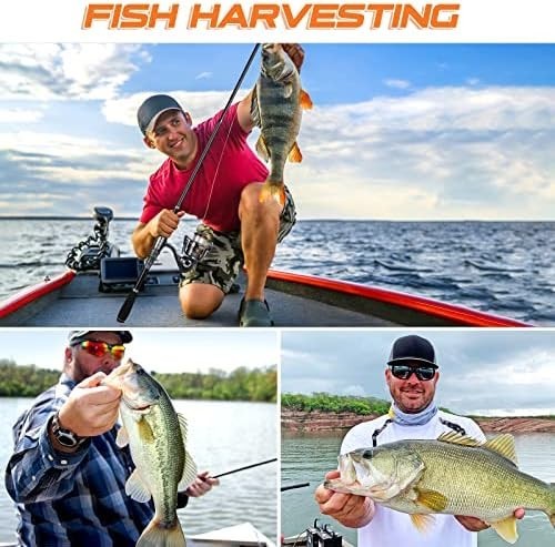 Telescopic Fishing Rod Reel Combo 2 Pack 2.7M Carbon Spinning Kit Case