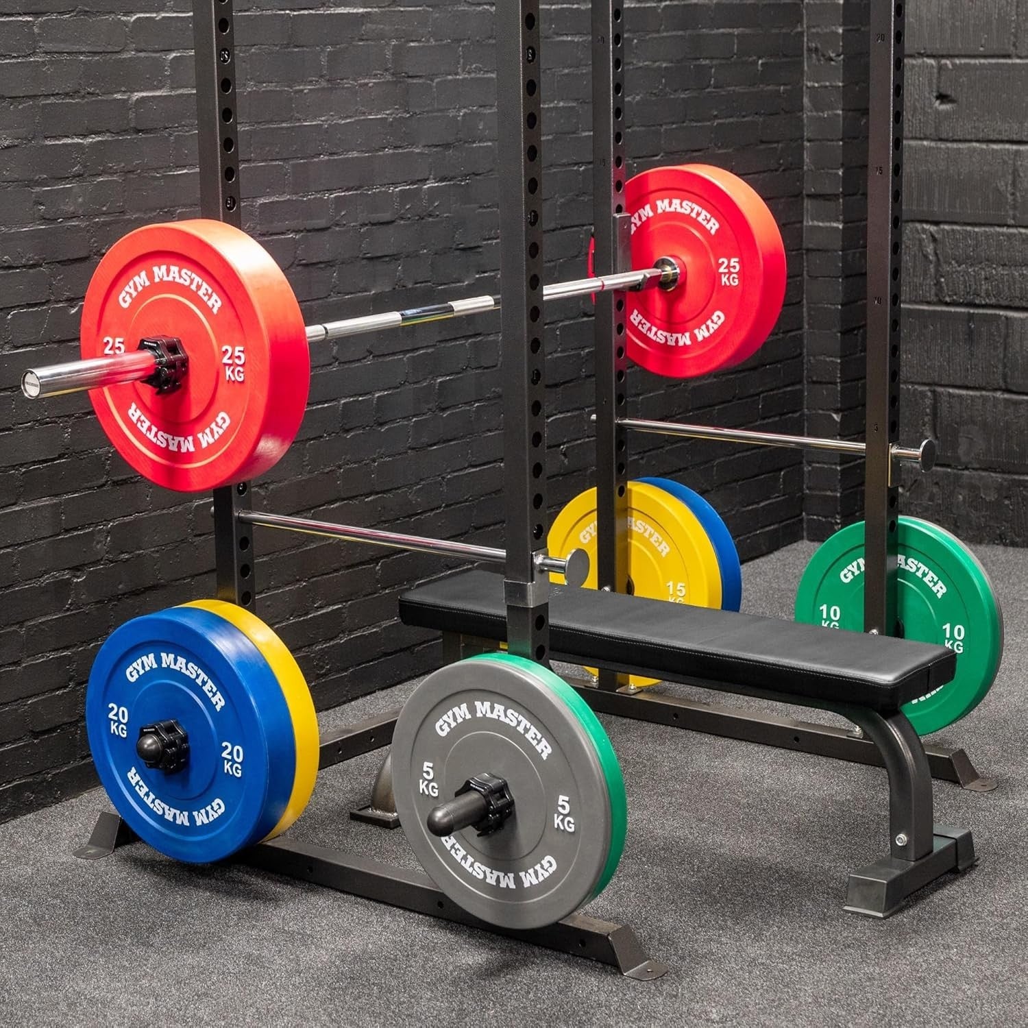 Heavy Duty Flat Weight Bench 300kg Thick Padding Home Gym Press