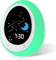 Kids Sleep Training Alarm Clock Night Light & Sound Machine