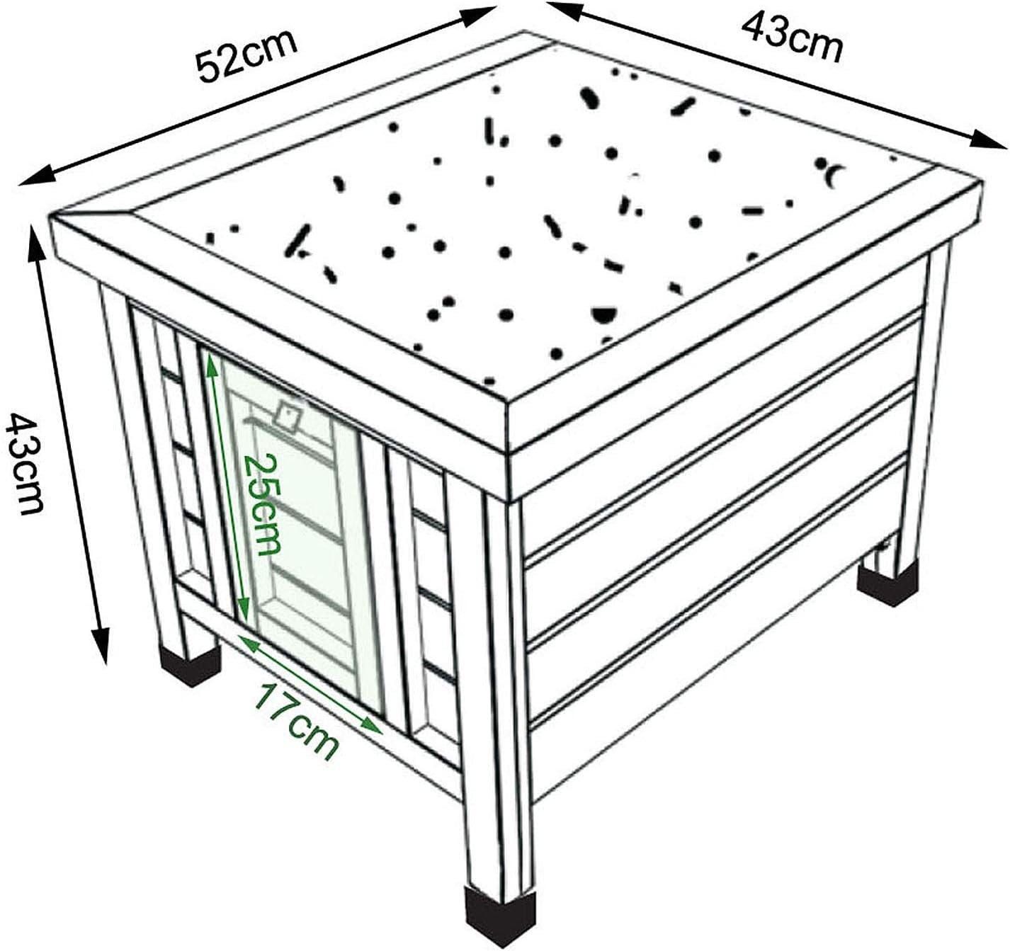 Wooden Rabbit Hutch Indoor Outdoor Weatherproof Small Pet House