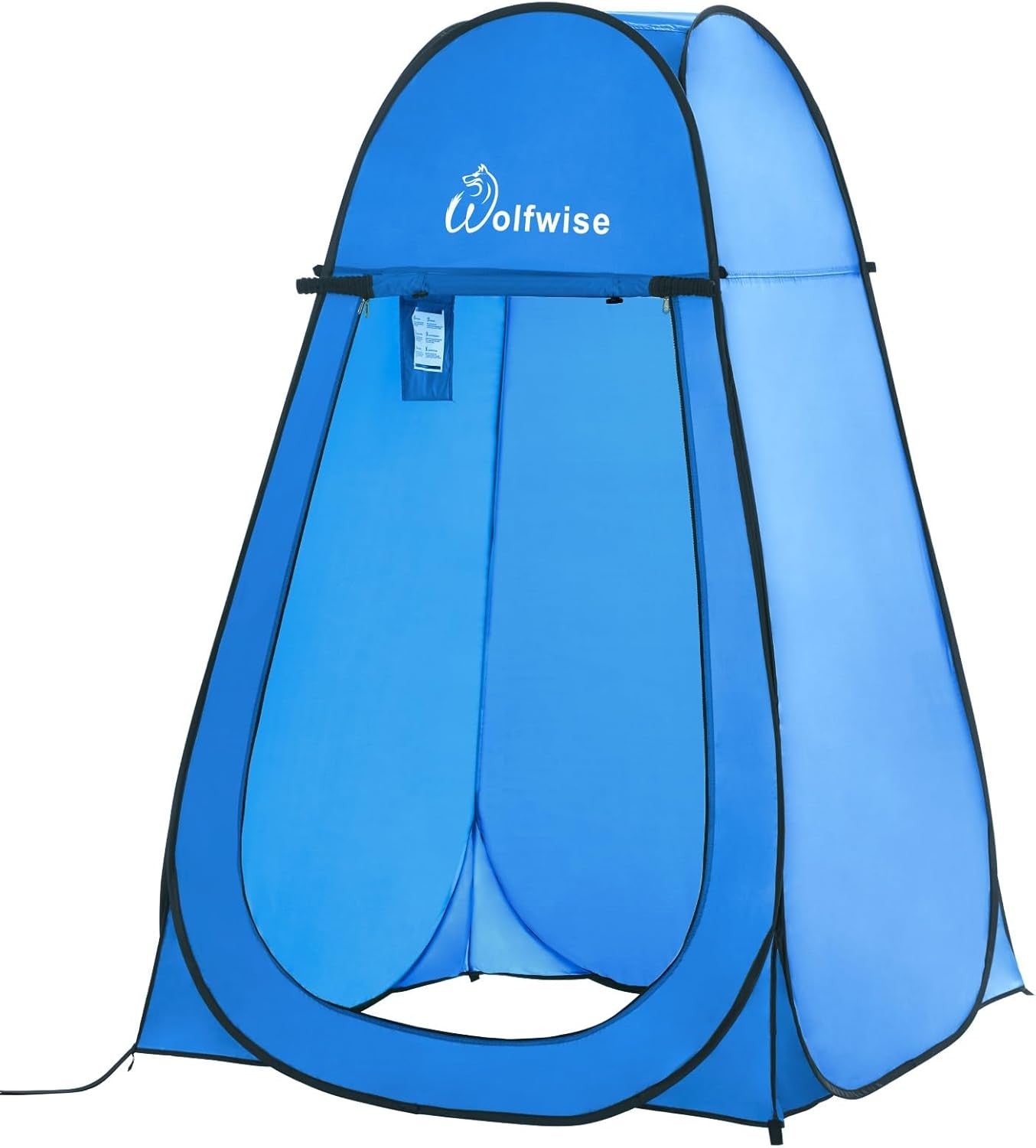 Pop Up Camping Shower Toilet Tent Blue Privacy Shelter