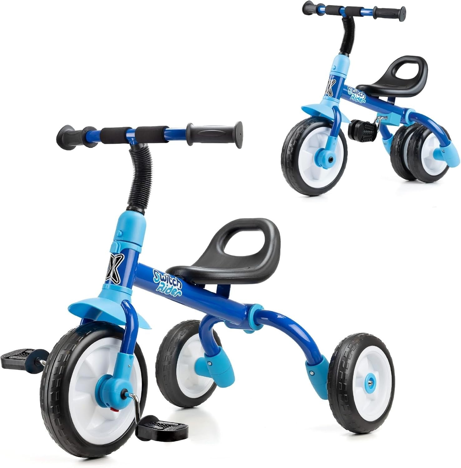 5 in 1 Kids Balance Bike Trike Foldable Adjustable Toddler Age 2-5
