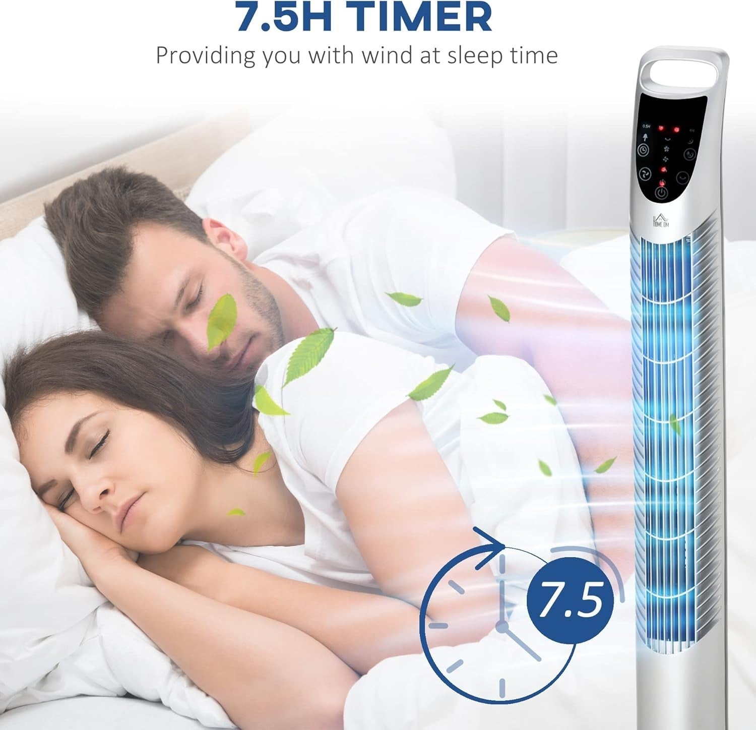 36-Inch Tower Fan – 3-Speed Freestanding Cooling Fan with Timer & Remote Control