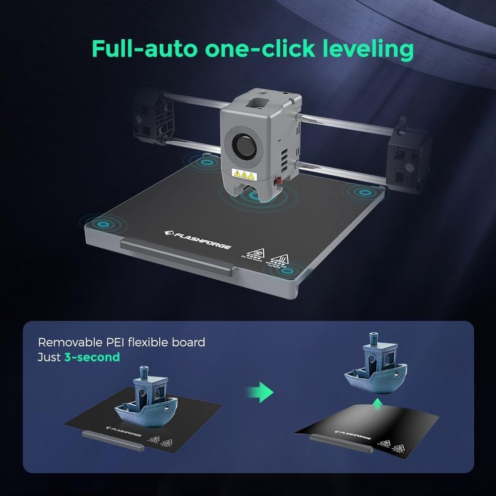 Enclosed 3D Printer 600mm/s High Speed Auto Level Silent Desktop