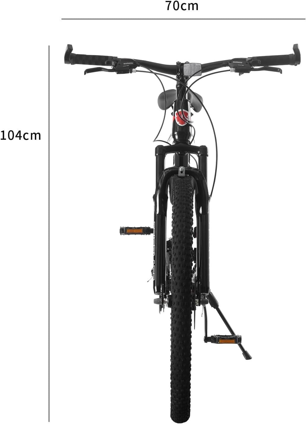 27.5" Mountain Bike 21 Speed Dual Disc Brake Lightweight Adult Commuter MTB