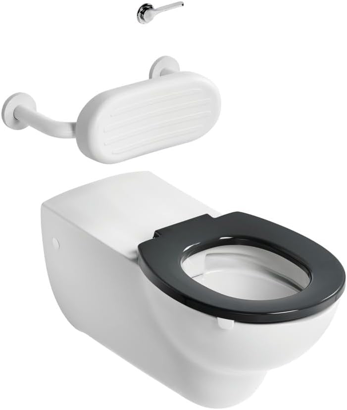 Contour 21+ WC Ring Toilet Seat Anthracite Durable Duroplast Ideal Standard
