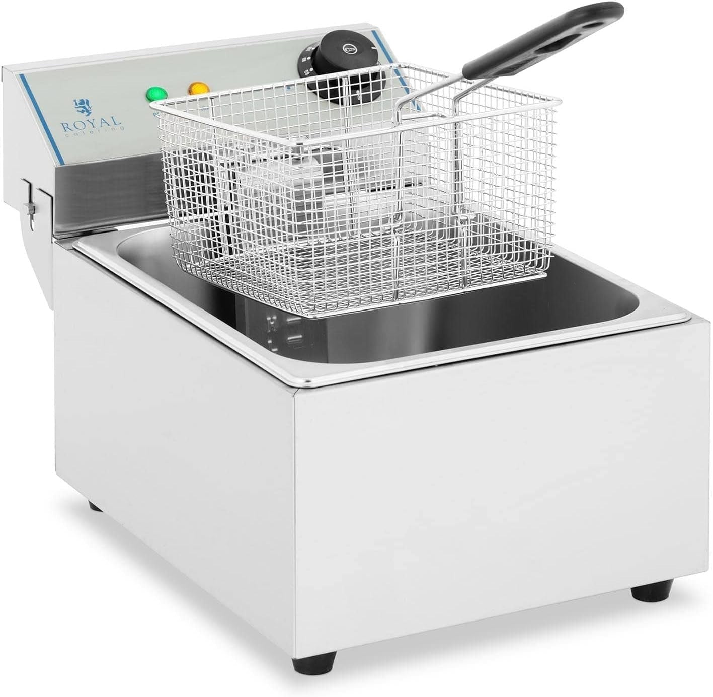 10L Commercial Deep Fat Fryer 3200W Stainless Steel ECO Countertop