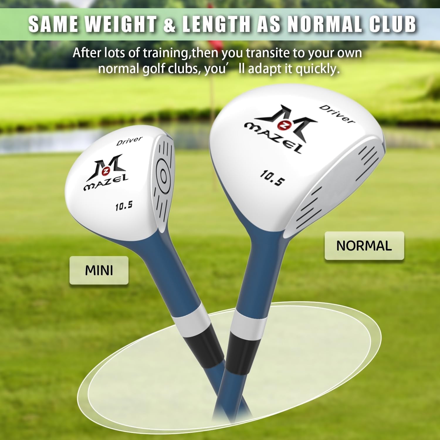 Mini Golf Driver 10.5° 45in Graphite Shaft Swing Trainer