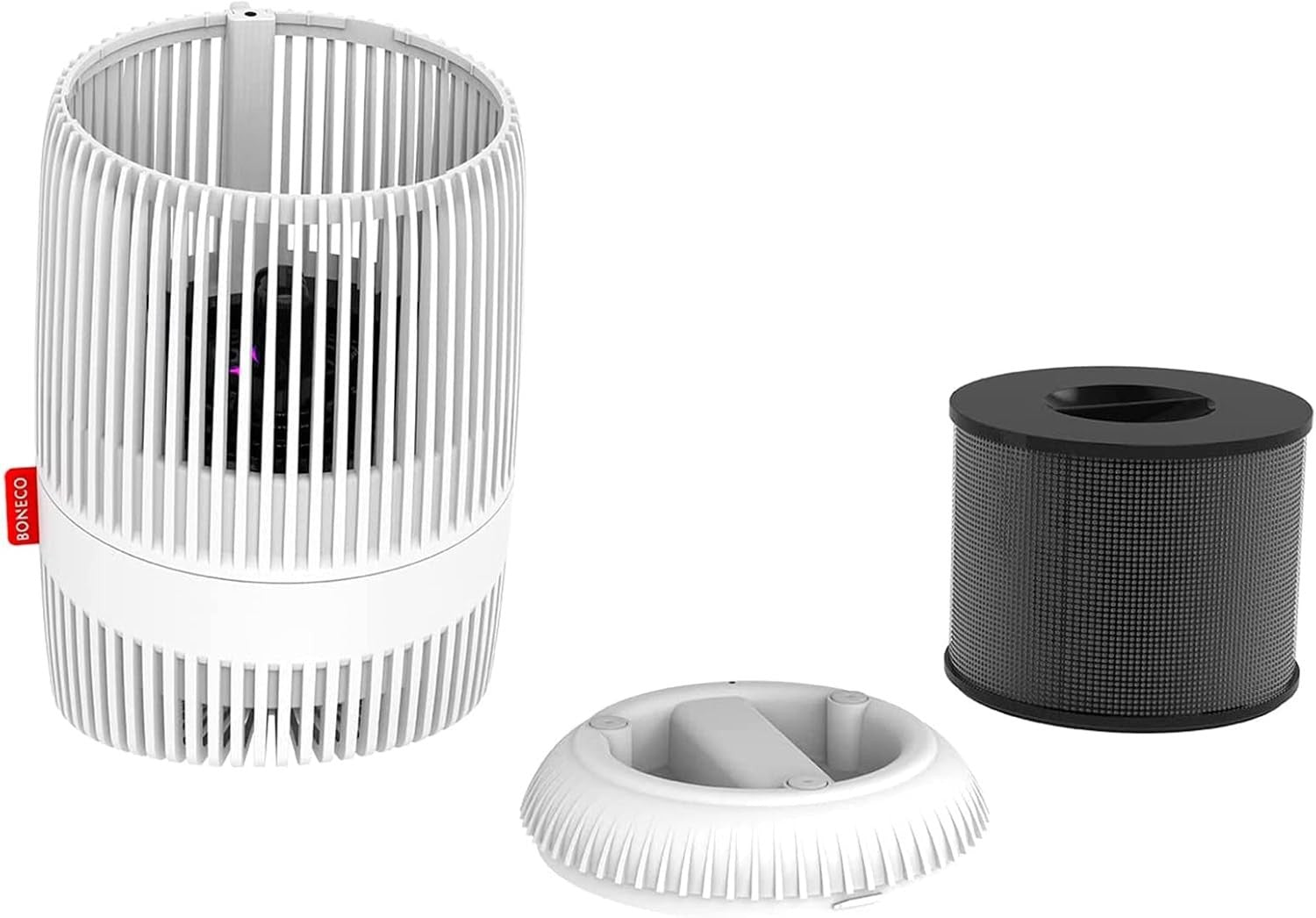 HEPA Air Purifier Small Room 360° Filter UV-C Ionizer 15m² Quiet