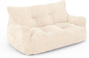 Large 2 Seater Bean Bag Sofa Chair Adult Comfy Corduroy for Lounge Room