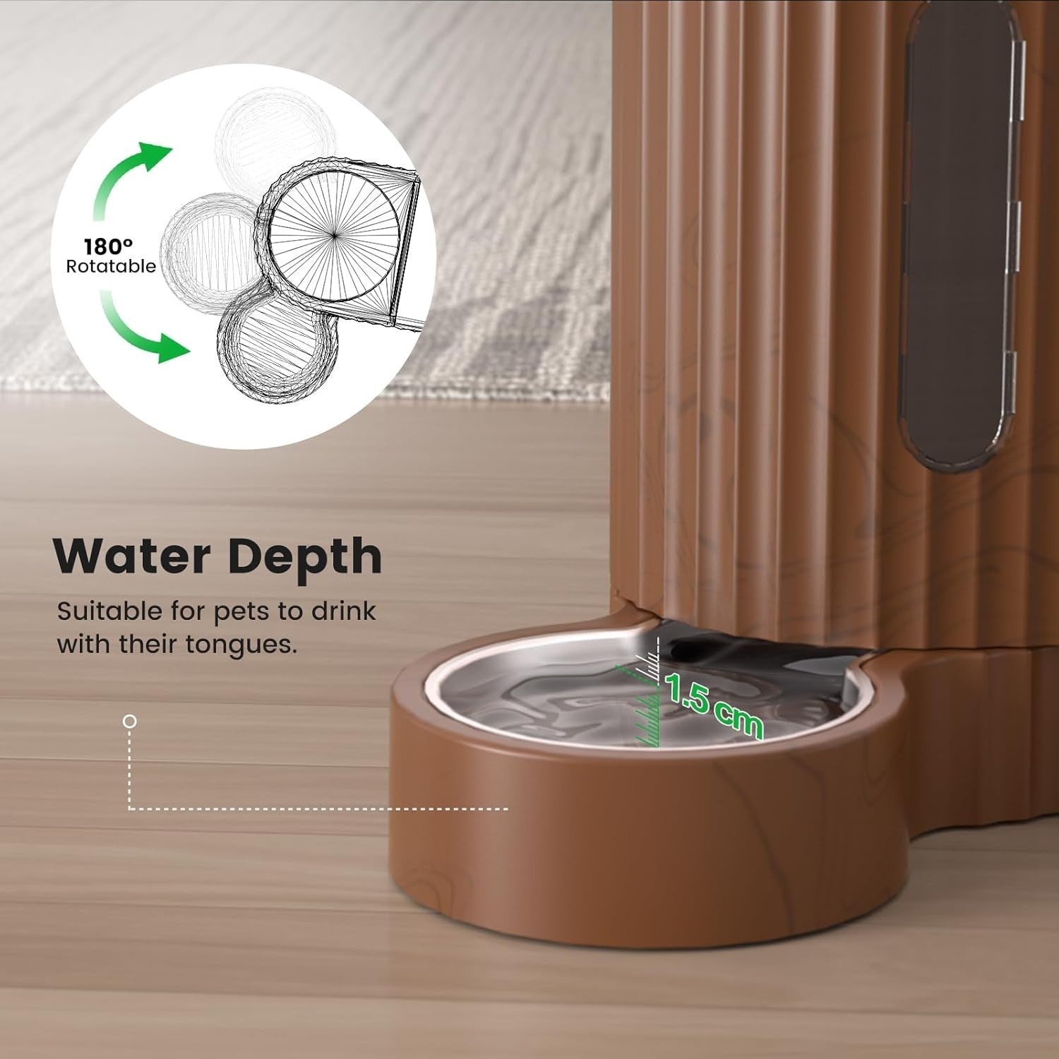 2 in 1 Gravity Pet Feeder Water Dispenser 3L BPA Free Food Station