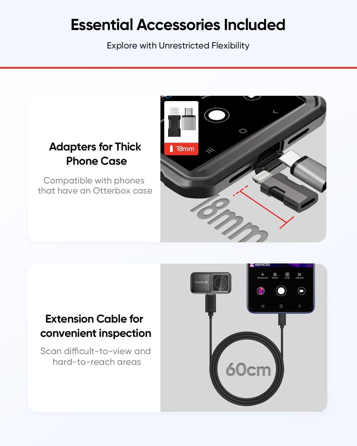 Thermal Camera for iPhone Android 192x192 IR USB-C Imaging Camera