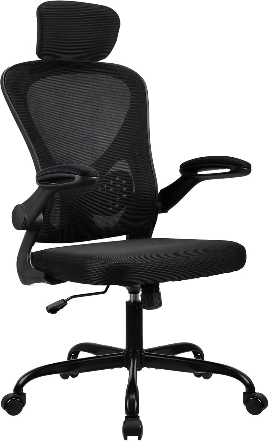 Ergonomic Office Chair High Back Swivel w/ Lumbar Flip-Up Arms