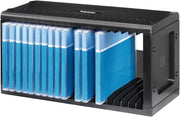 CD DVD Storage Rack Holds 20 Discs Wall Mount Stand Black Modular Shelf