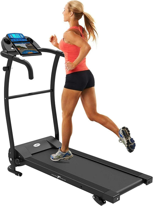 Foldable Electric Treadmill 3-Level Incline Bluetooth App Fitness Machine
