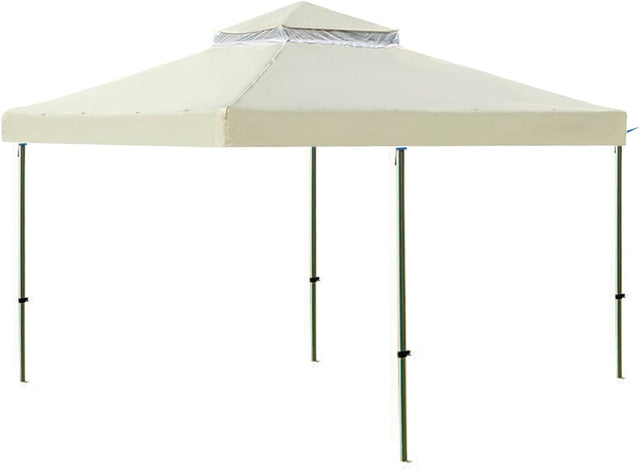 10x10Ft Double Layer Gazebo Canopy Waterproof Outdoor Patio Cover