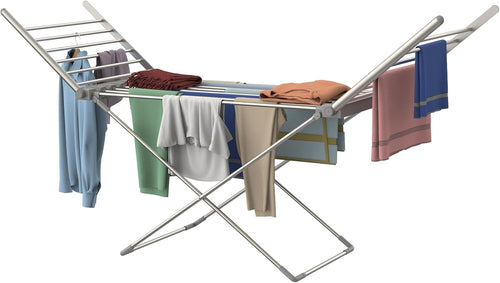 Heated Clothes Airer Foldable Winged Electric Indoor Drying Rack 230W