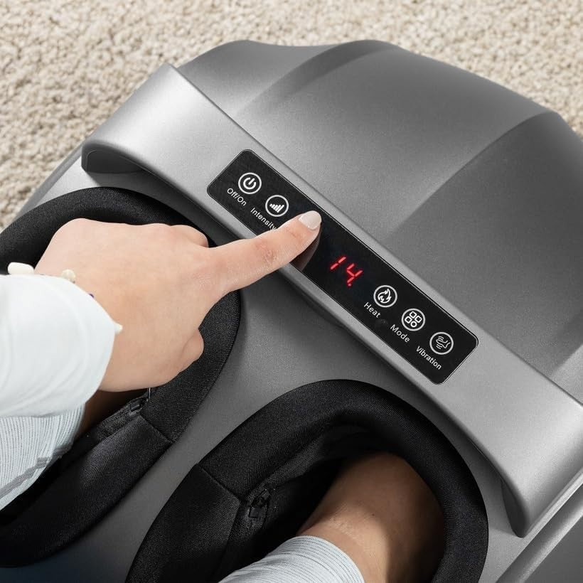 360° Shiatsu Foot Massager with Heat & Pressure Therapy | Pain Relief