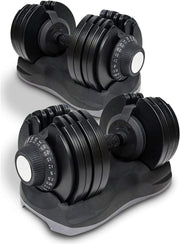 32.5kg Adjustable Dumbbells Pair 12-in-1 Quick Select Home Gym Weights