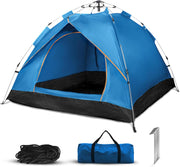 4 Person Automatic Camping Tent Hydraulic Dome Easy Setup