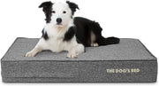 Large Orthopedic Memory Foam Dog Bed 101x64x15cm Linen