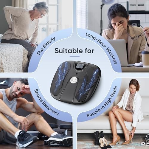 EMS TENS Foot Circulation Machine Pain Relief Stimulator 99 Levels