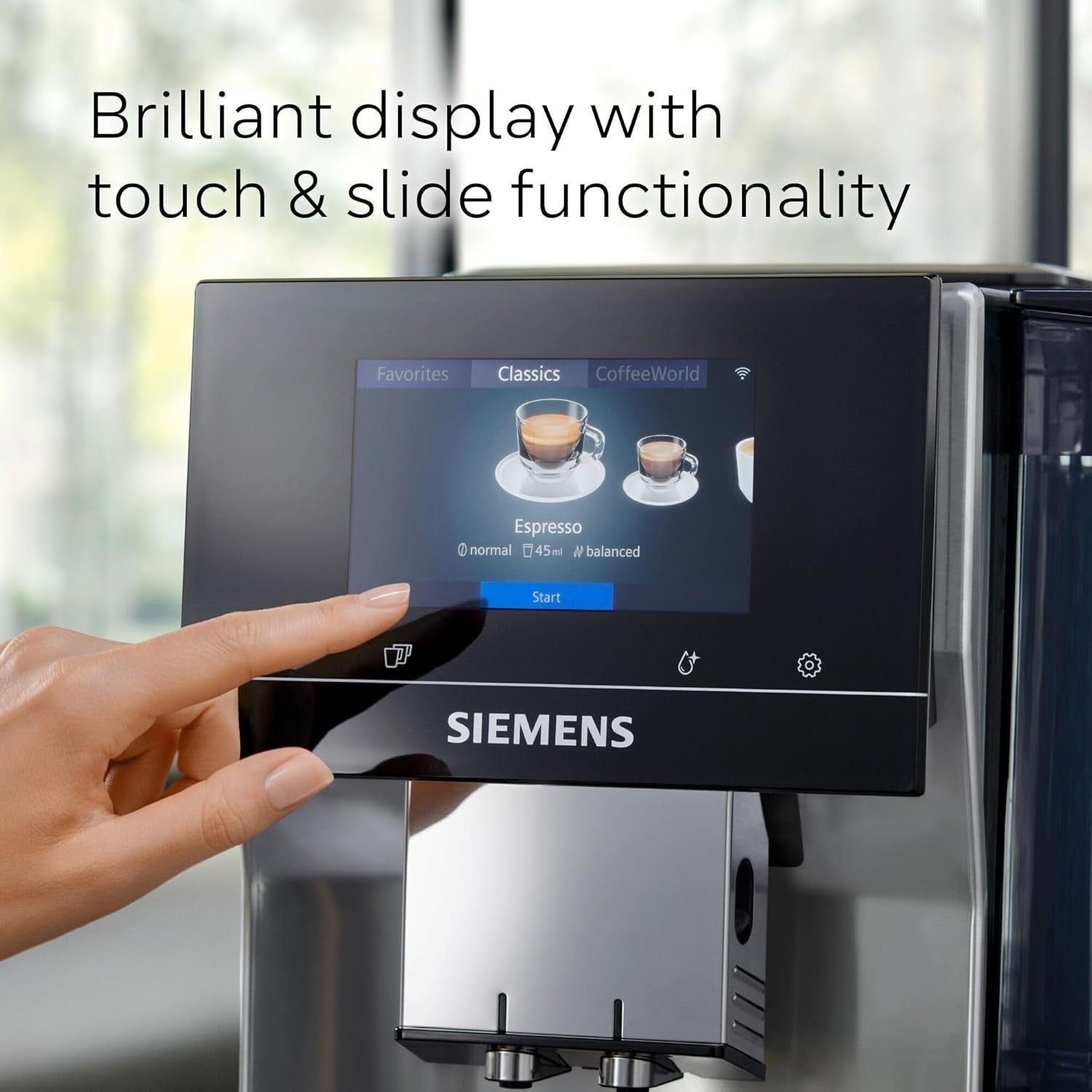Automatic Bean-to-Cup Coffee Machine | Touch Display | Cold & Slow Brew
