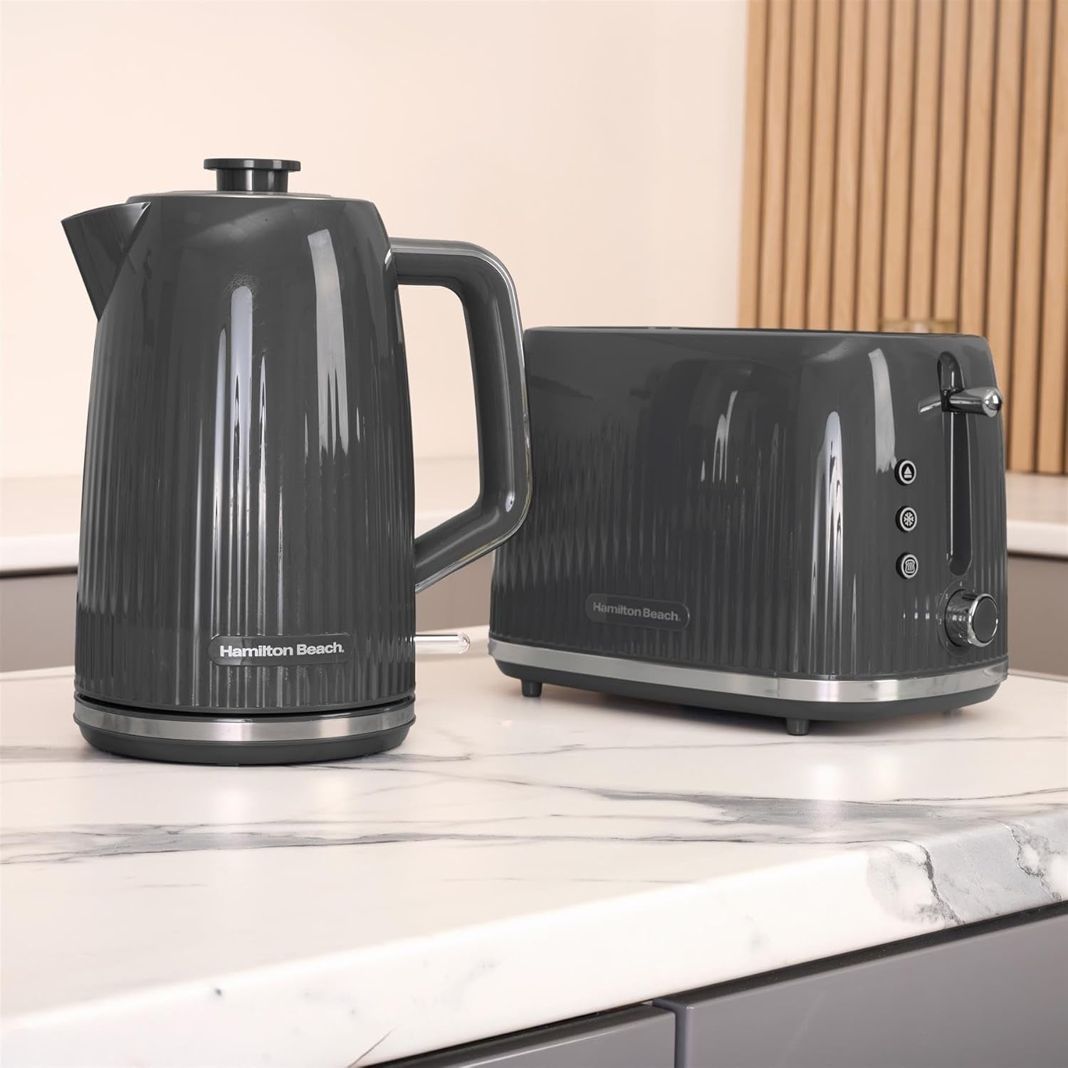 20L 800W Manual Microwave Kettle & Toaster 3‑Piece Kitchen Set