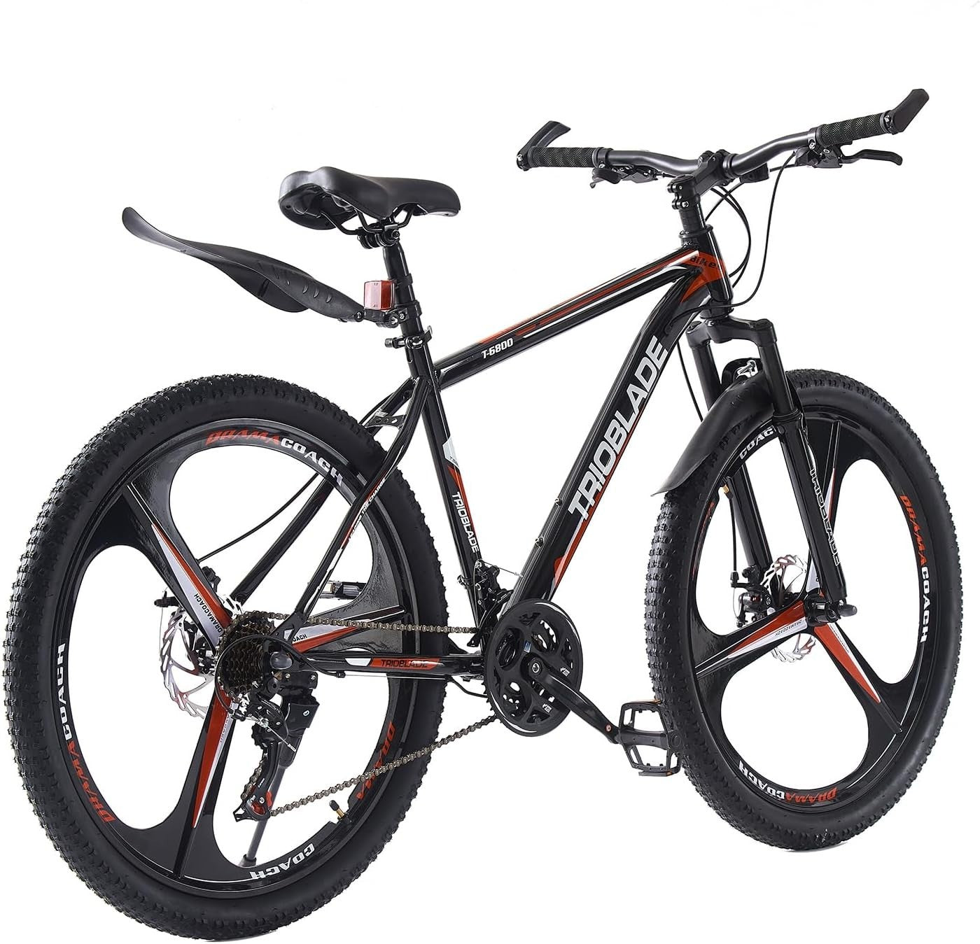 27.5” Mountain Bike 21-Speed Dual Disc Brake Lightweight Adult Off-Road MTB