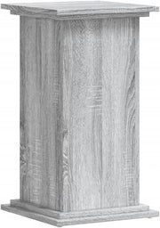 Grey Wood Plant Stand 60cm Tall Display Pedestal Table Indoor Home Decor Modern