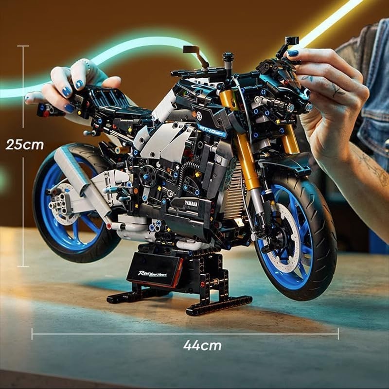 Motorcycle Building Blocks Kit 1478 PCS | Realistic Racing Model Gift